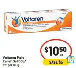 IGA Voltaren Pain Relief Gel offer
