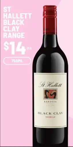 IGA St Hallett Black Clay Shiraz offer