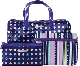 Priceline Models Prefer Purple Spot & Stripe Duffle Set 3 Pack offer
