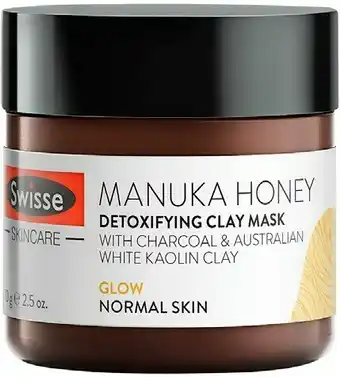 Priceline Swisse Manuka Honey Detoxifying Clay Facial Mask 70g offer