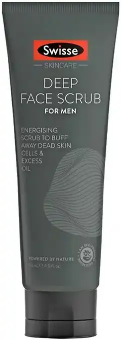 Priceline Swisse Deep Face Scrub For Men 120mL offer