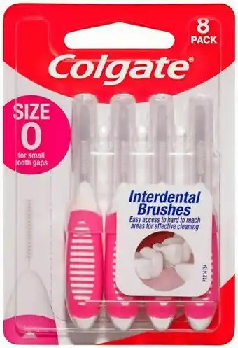 Priceline Colgate Interdental Brushes Size 0 8 Pack offer