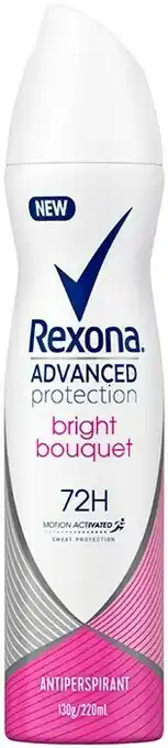 Priceline Rexona Advanced Protection Bright Bouquet 72H Deodorant 220mL offer