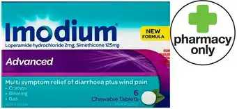 Priceline Imodium® 6 Chewable Tablets offer