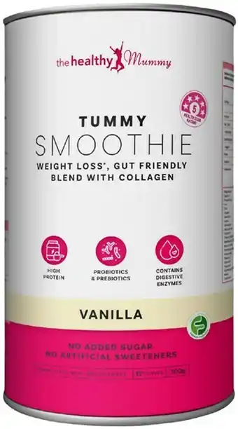 The Healthy Mummy Smoothie Tummy Vanilla 300g