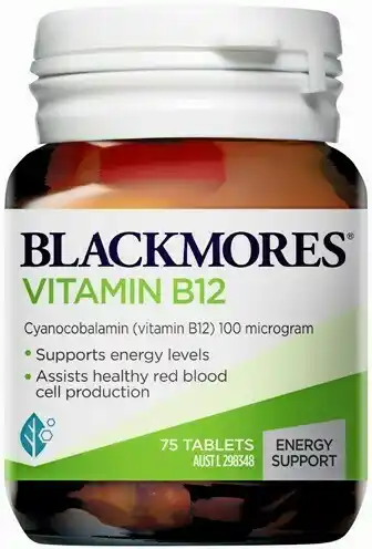 Priceline Blackmores Vitamin B12 75 Tablets offer