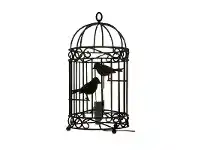 LivingStyles Kennedy Metal Bird Cage Pendant Lamp offer
