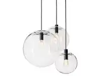 LivingStyles Doris Hand Blown Glass Globe Pendant Light - Extra Large offer