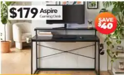 ComfortStyle Furniture & Bedding Aspire gaming desk offer