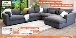ComfortStyle Furniture & Bedding Cloud Modular Lounge offer