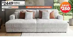 ComfortStyle Furniture & Bedding Mellow Double-Chaise Lounge offer