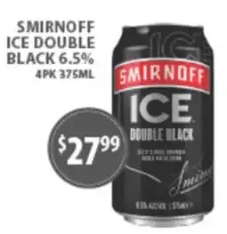 Star Liquor Smirnoff Ice Double Black offer