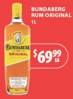 Star Liquor Bundaberg Rum Original offer