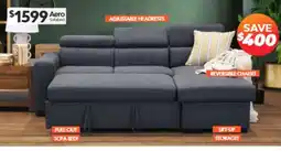 ComfortStyle Furniture & Bedding Aero Sofa Bed offer