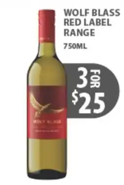 Star Liquor Wolf Blass Red Label Range offer