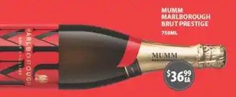 Mumm Marlborough Brut Prestige