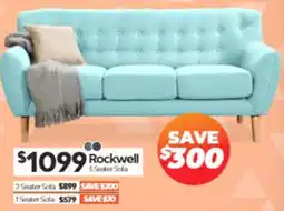 ComfortStyle Furniture & Bedding Rockwell 3 Seater Sofa offer