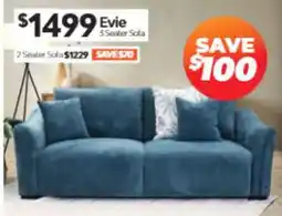 ComfortStyle Furniture & Bedding Evie 3 Seater Sofa offer