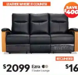 ComfortStyle Furniture & Bedding Ezra 3 seater lounge offer