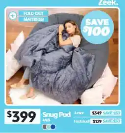 ComfortStyle Furniture & Bedding Zeek Snug Pod offer