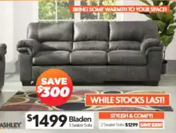 ComfortStyle Furniture & Bedding Ashley Bladen 3 Seater Sofa offer
