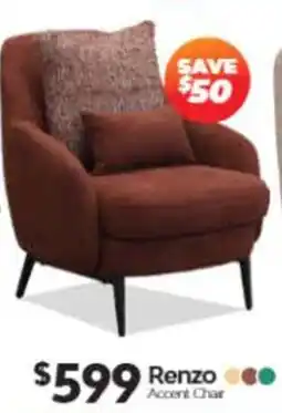 ComfortStyle Furniture & Bedding Renzo Accent Chair offer