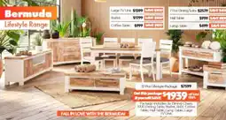 ComfortStyle Furniture & Bedding Bermuda Lifestyle Range offer