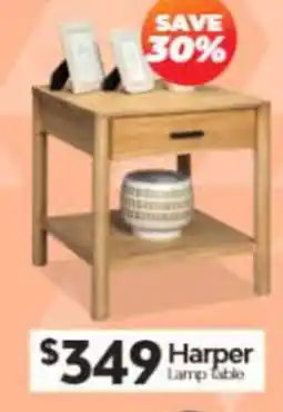 ComfortStyle Furniture & Bedding Harper Lamp table offer