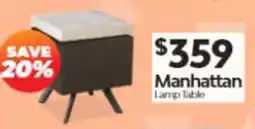 ComfortStyle Furniture & Bedding Manhattan Lamp Table offer