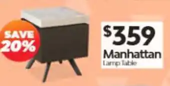 ComfortStyle Furniture & Bedding Manhattan Lamp Table offer