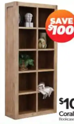 ComfortStyle Furniture & Bedding Coral bay bookcase offer