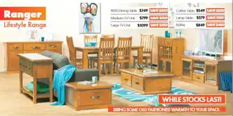 ComfortStyle Furniture & Bedding Ranger Lifestyle Range offer