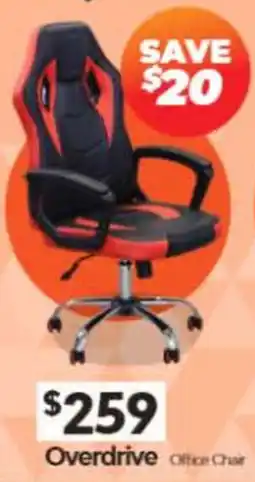ComfortStyle Furniture & Bedding Overdrive Office Chair offer