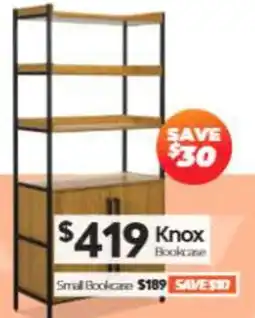 ComfortStyle Furniture & Bedding Knox Bookcase offer