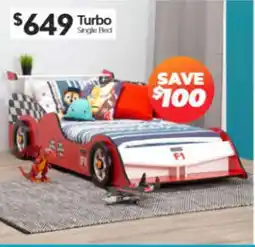 ComfortStyle Furniture & Bedding Turbo Single Bed offer