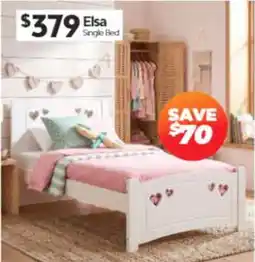 ComfortStyle Furniture & Bedding Elsa Single Bed offer
