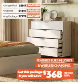 ComfortStyle Furniture & Bedding King Package offer