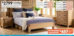 ComfortStyle Furniture & Bedding Coral Bay Queen Package offer
