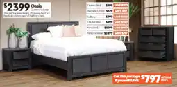 ComfortStyle Furniture & Bedding Oasis Queen Package offer