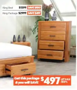 ComfortStyle Furniture & Bedding King Package offer