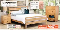 ComfortStyle Furniture & Bedding Meadow Queen Package offer