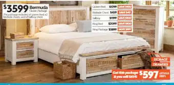 ComfortStyle Furniture & Bedding Bermuda Queen Package offer