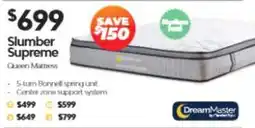 ComfortStyle Furniture & Bedding Slumber Supreme Queen Mattress offer