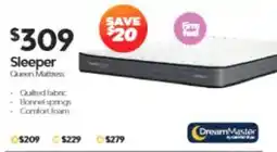 ComfortStyle Furniture & Bedding Sleeper Queen Mattress offer