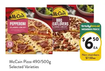 McCain Pizza Selected Varieties