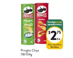 Foodworks Pringles Chips offer
