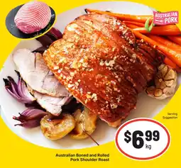 Supa Valu Australian Boned and Rolled Pork Shoulder Roast offer