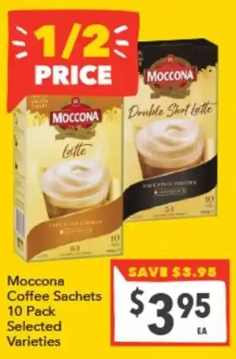 Supa Valu Moccona Coffee Sachets offer