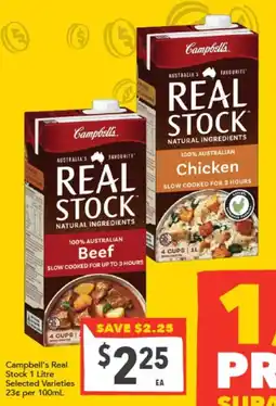 Supa Valu Campbell's Real Stock offer