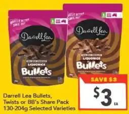 Supa Valu Darrell Lea Bullets offer
